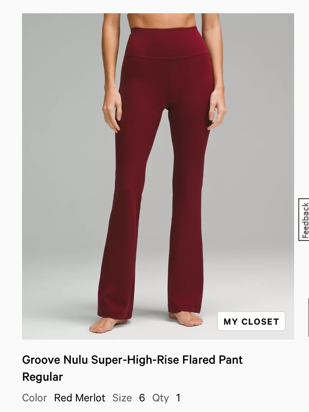 Lululemon Groove Flare Leggings